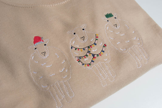 Adult Festive Sheep Sweater