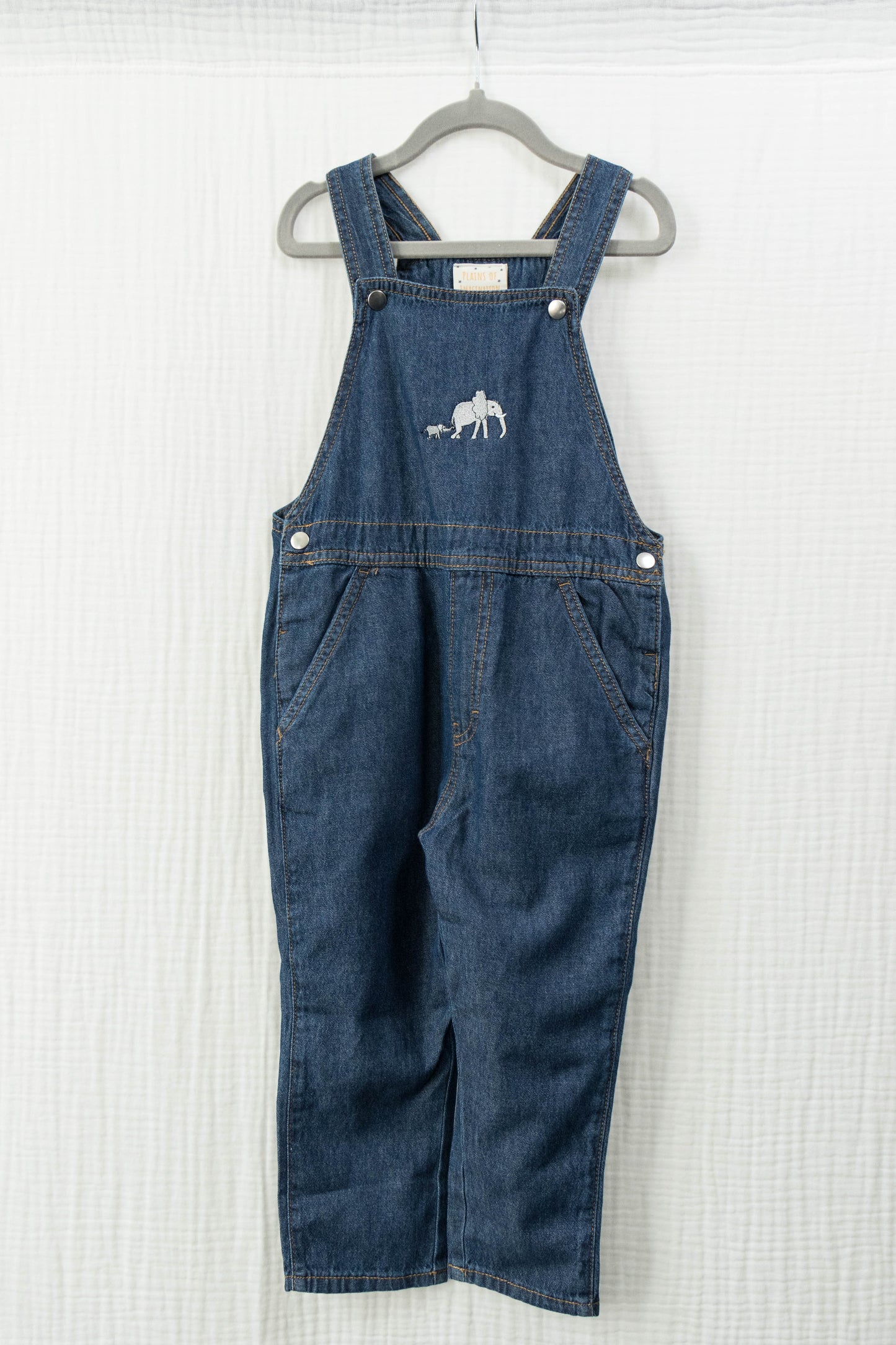 Elephants on Parade Denim Dungarees