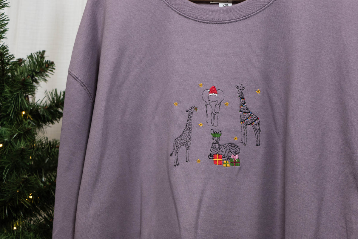 Adults Festive Safari Sweater
