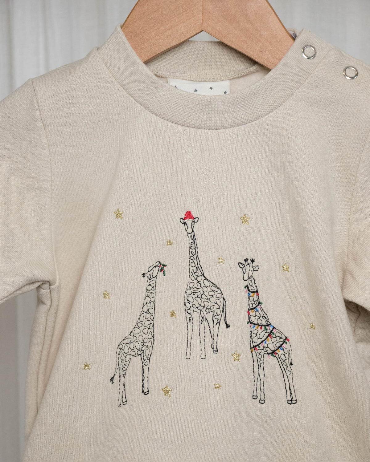 Baby Festive Giraffe Trio Sweater
