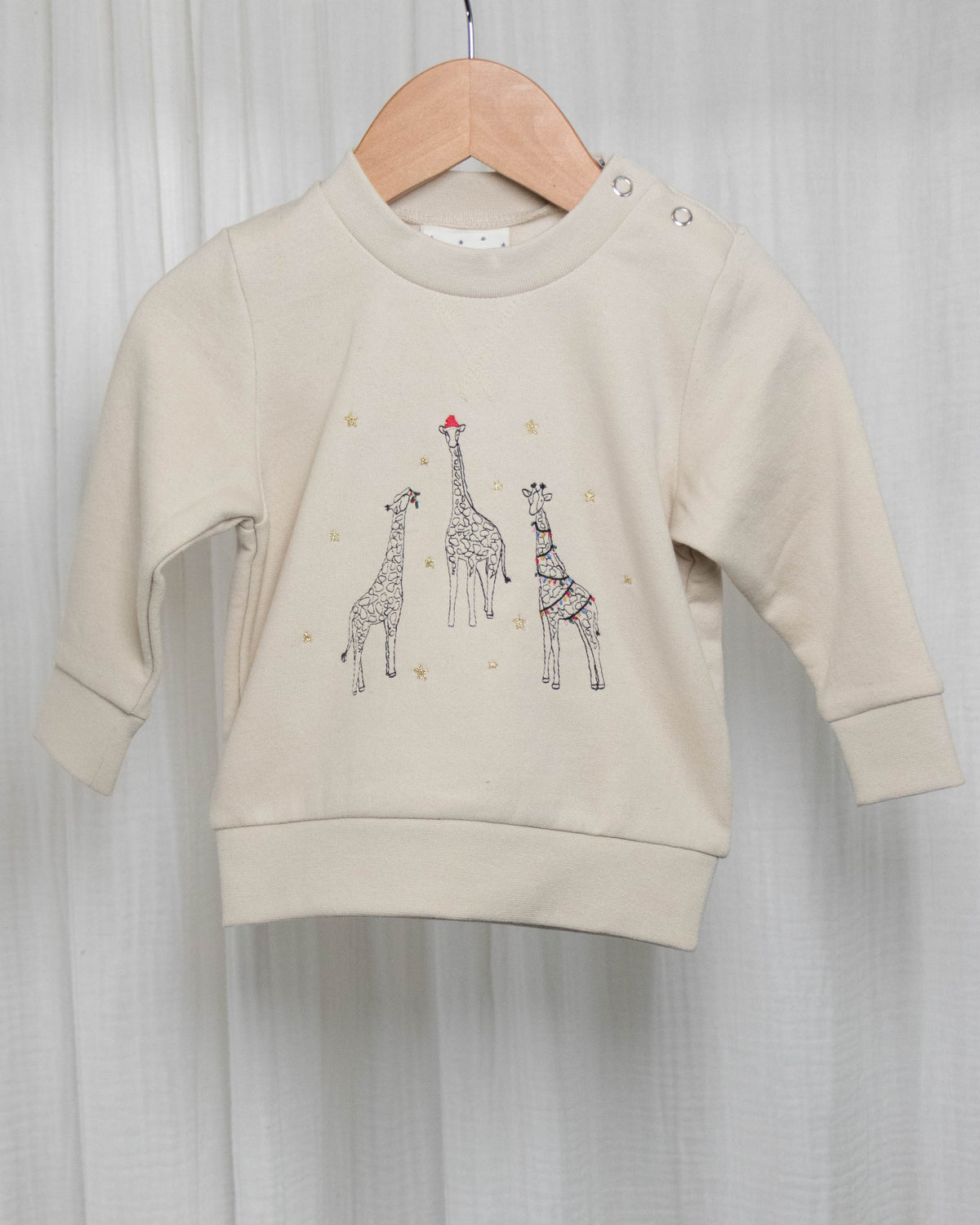 Baby Festive Giraffe Trio Sweater