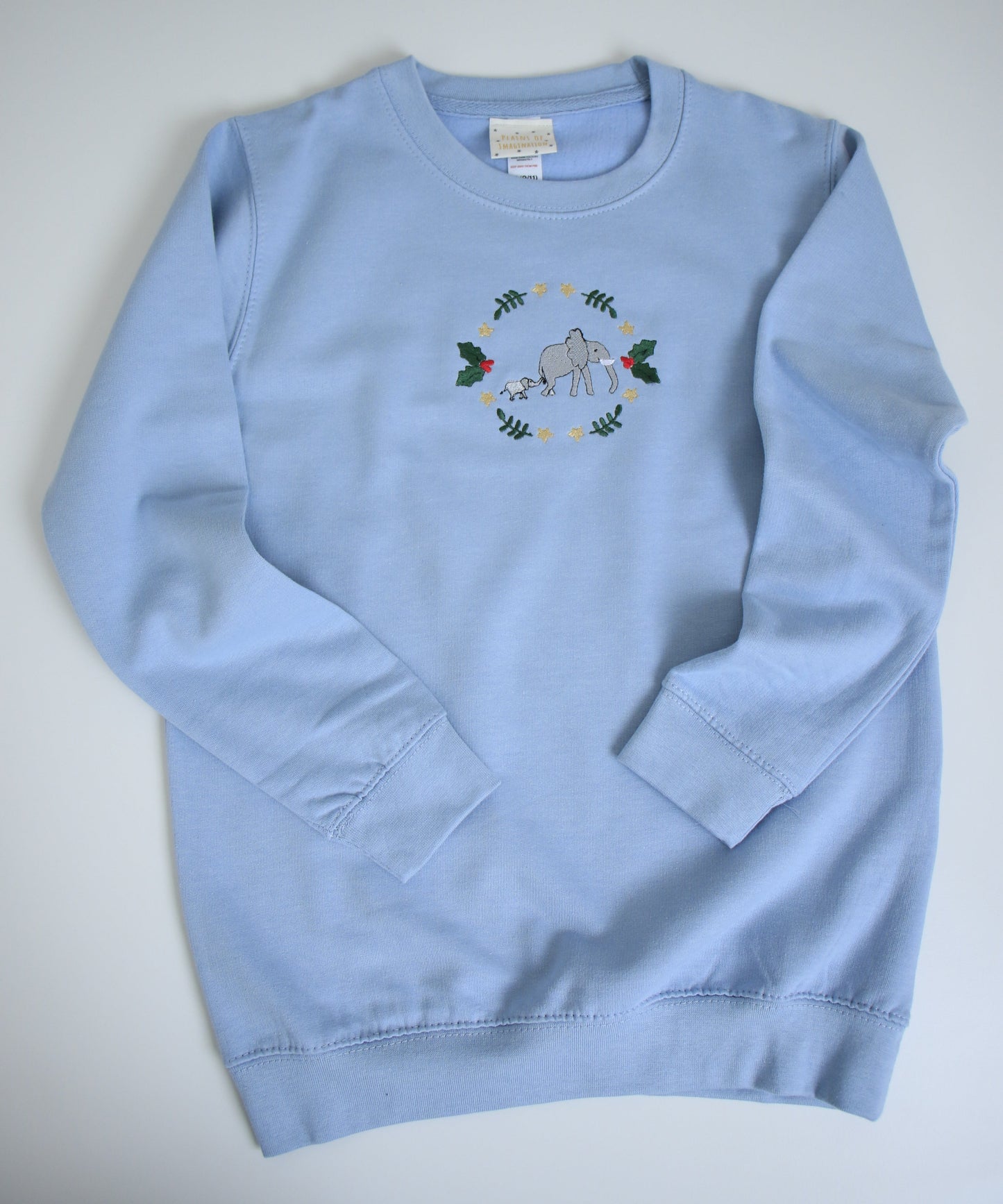 Children's Festive Elephants Sweater