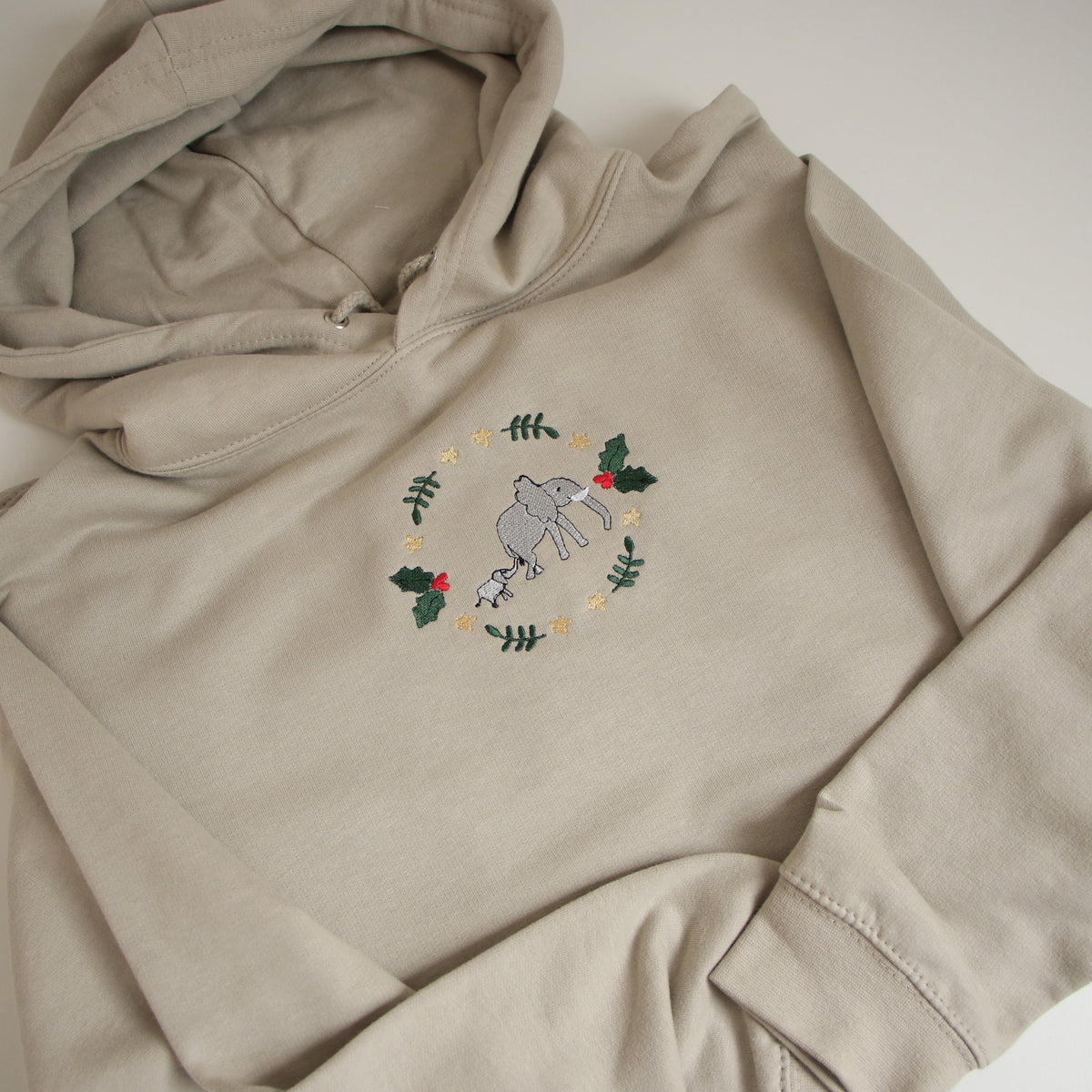 Adults Festive Elephant Hoodie