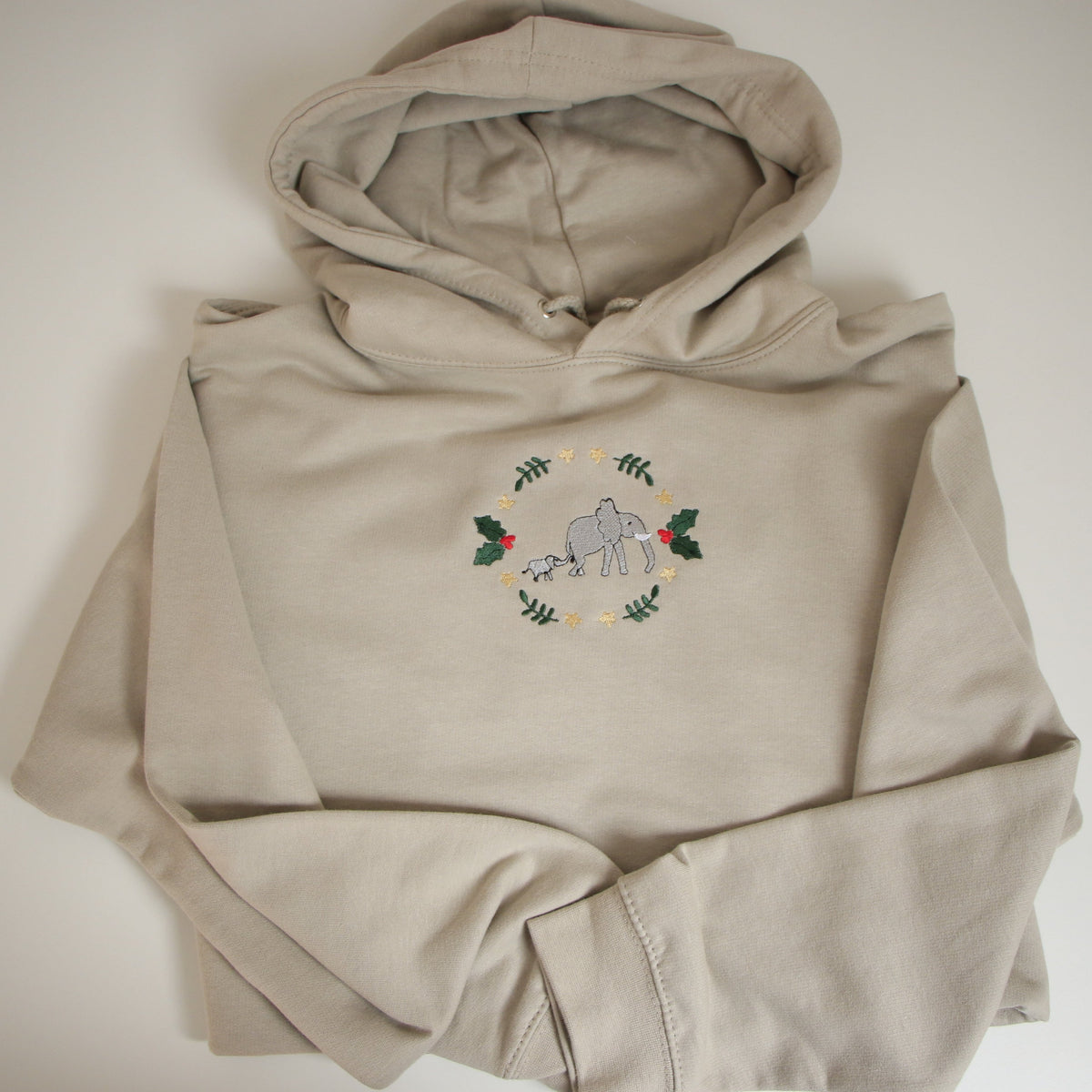 Adults Festive Elephant Hoodie