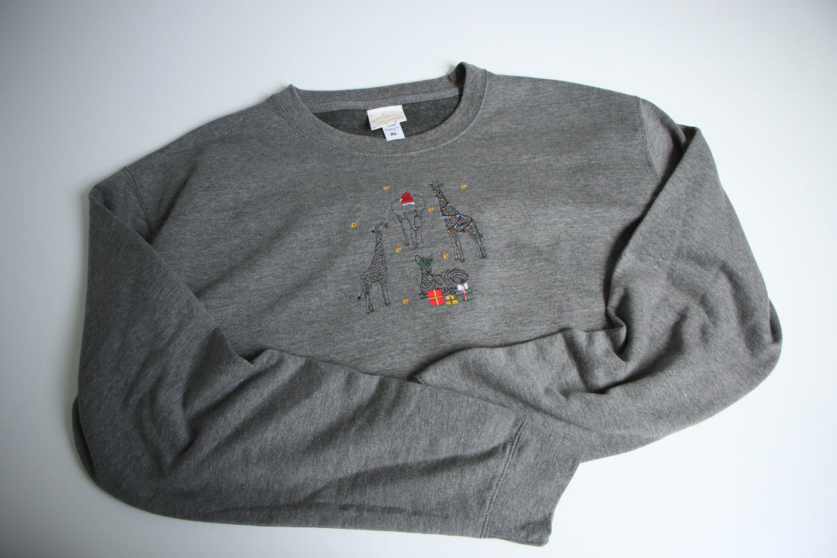 Adults Festive Safari Sweater