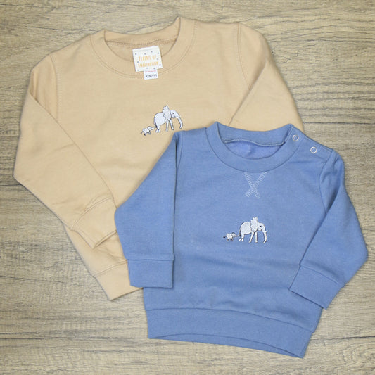 Children's Elephants on Parade Sweater