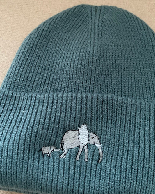 Adults Elephants on Parade Beanie