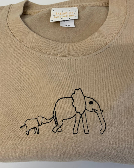 XS Elephant Sweater