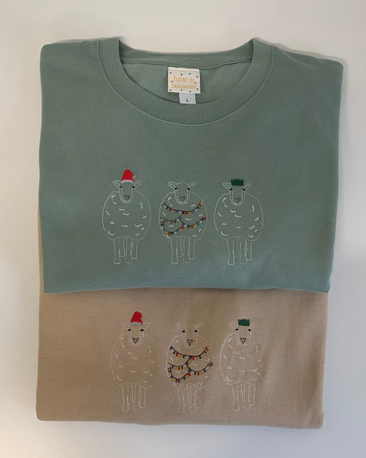 Large Festive Sheep Sweaters