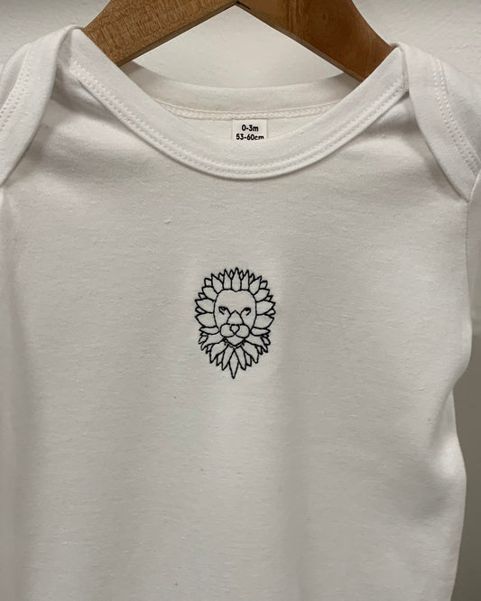 0-3M Lion Babygrow