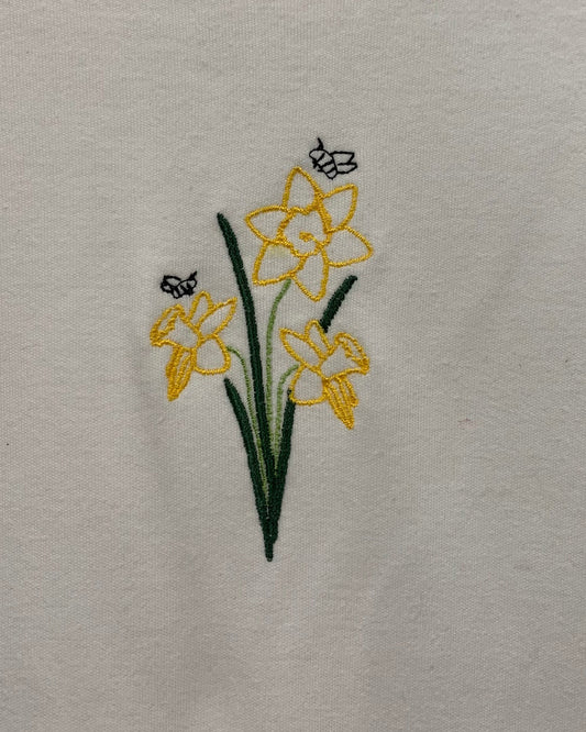 0-3M Large Daffodil Bunch Babygrow