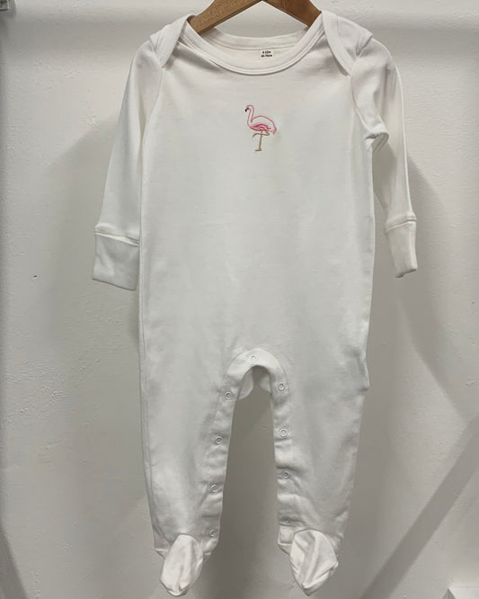 6-12M Flamingo Babygrow