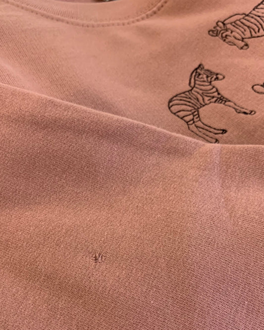 FAULTY Medium Zebra Sweater