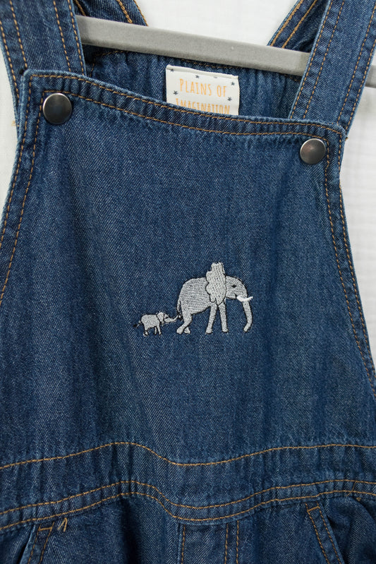Elephants on Parade Denim Dungarees