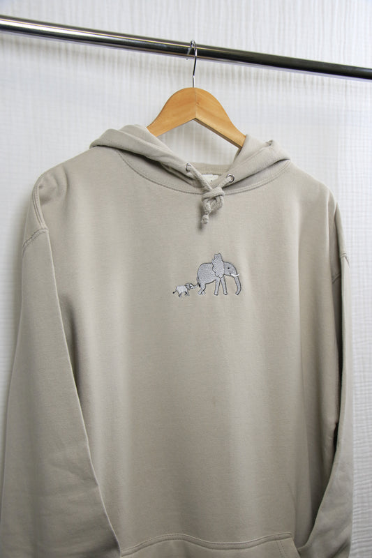 Adult Elephants on Parade Hoodie