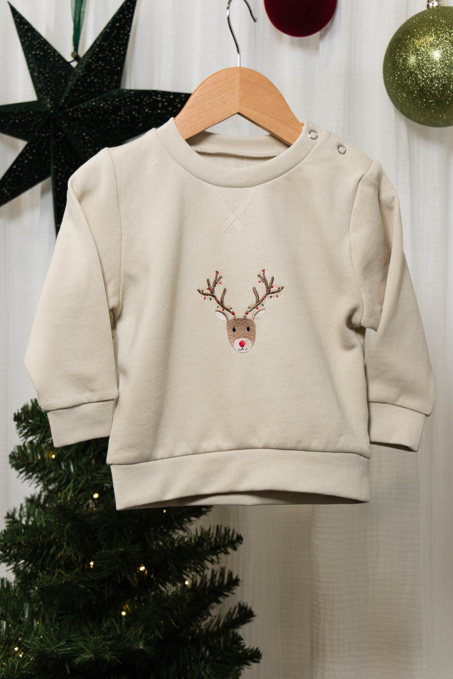 6-12M Reindeer Sweater