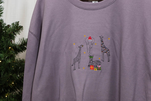 Adults Festive Safari Sweater