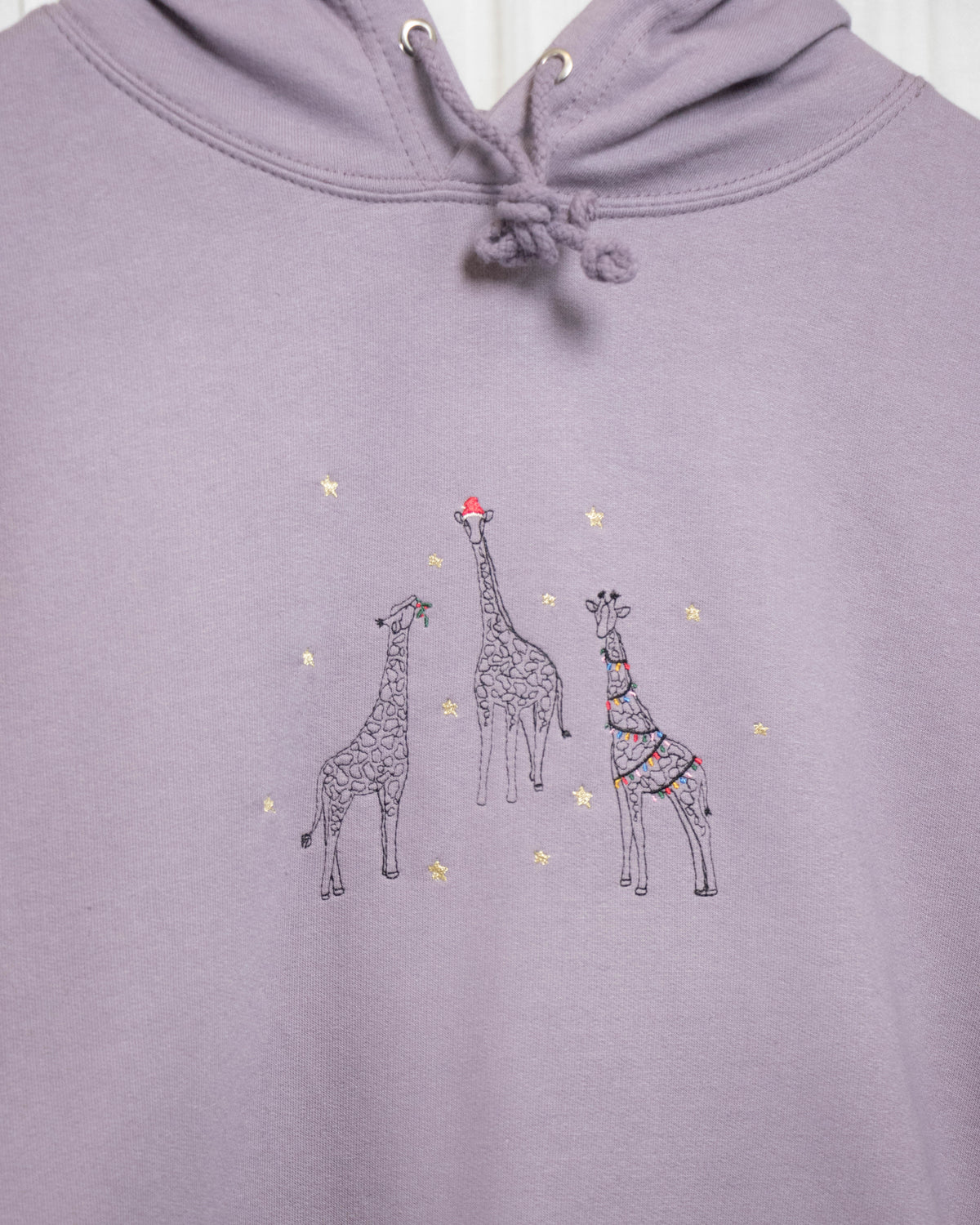 Adults Festive Giraffe Trio Hoodie