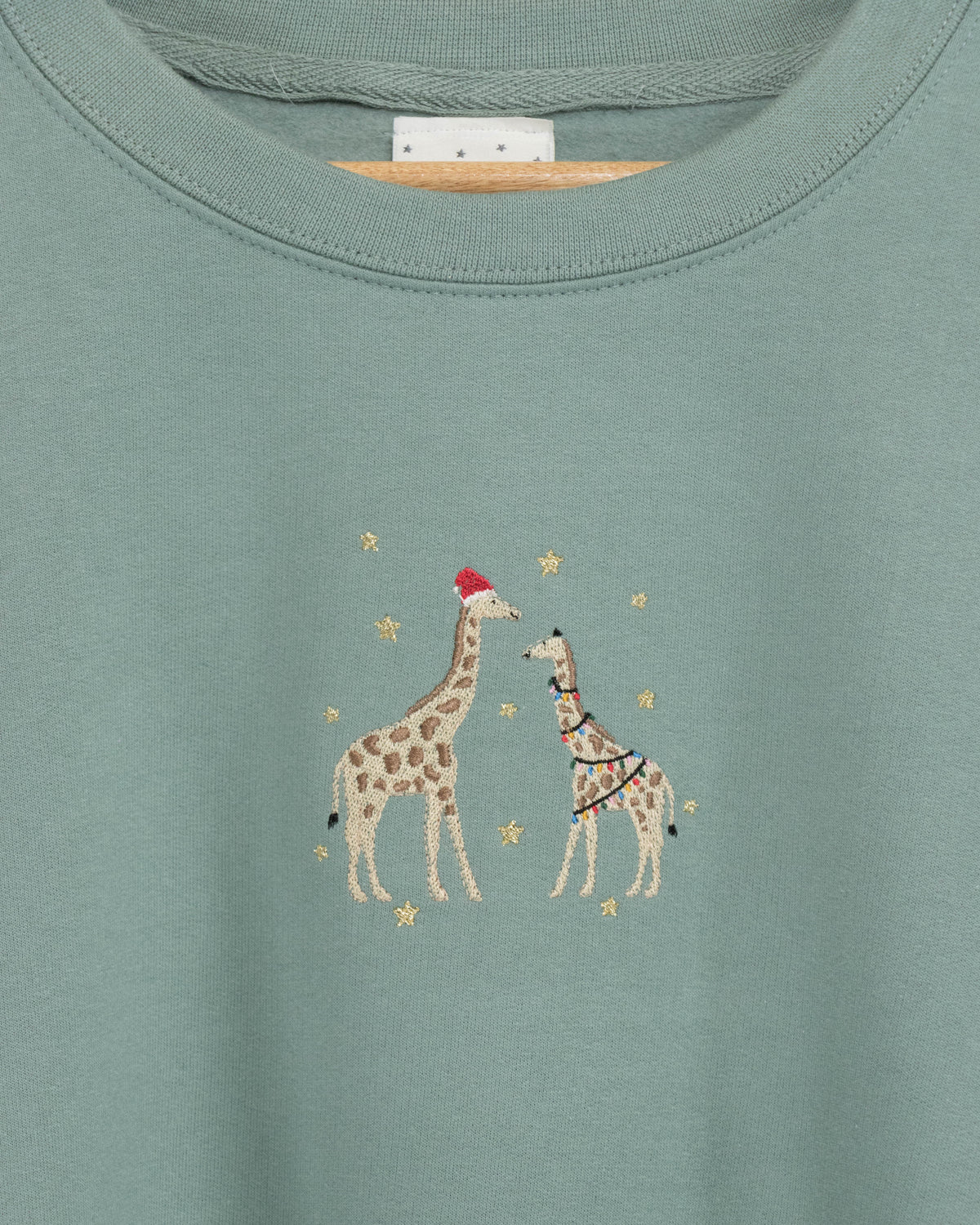 Adults Festive Giraffes Hoodie