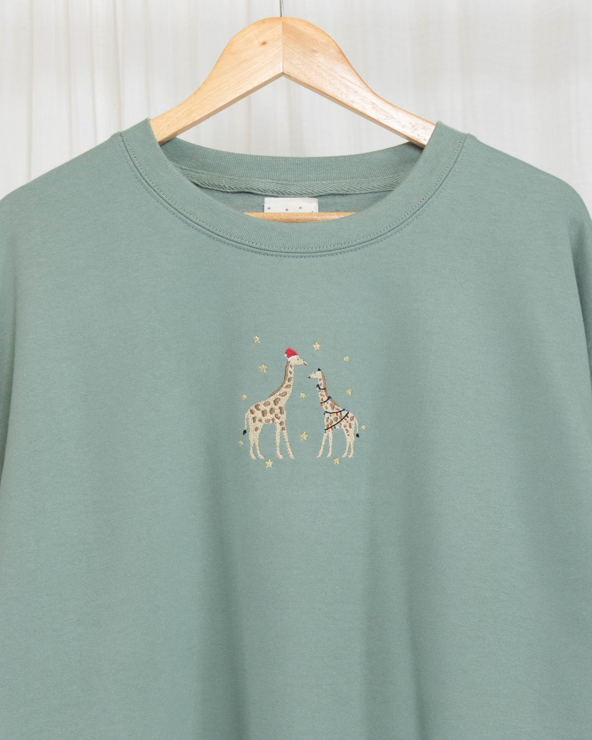 Adults Festive Giraffe Sweater