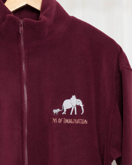Adults Elephants Full Zip Fleece