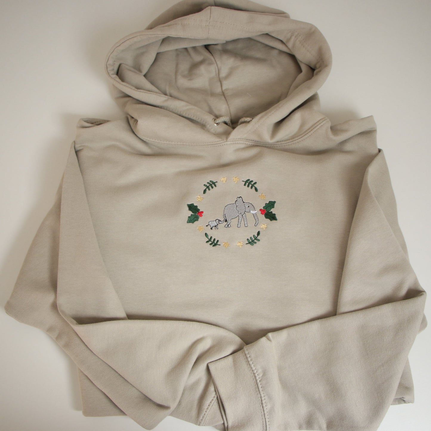 Adults Festive Elephant Hoodie