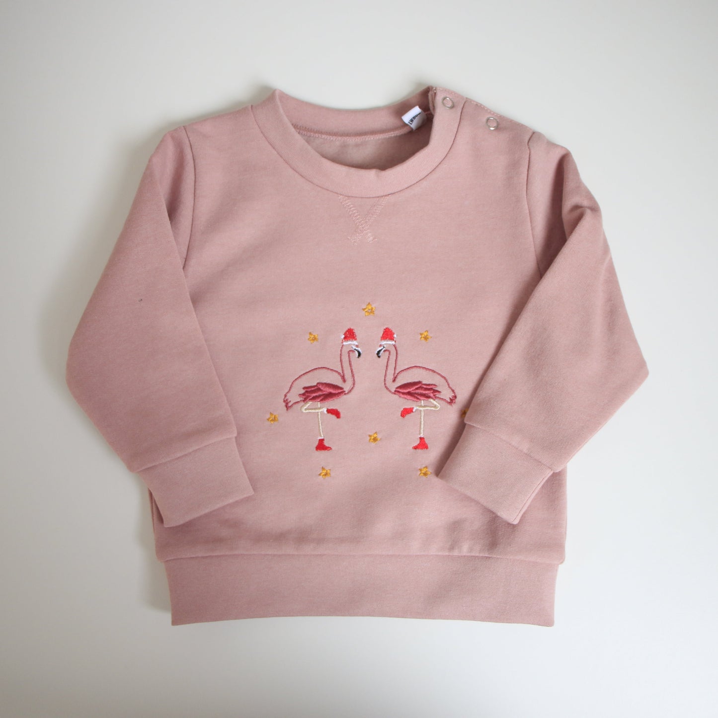 Baby Festive Flamingo Sweater