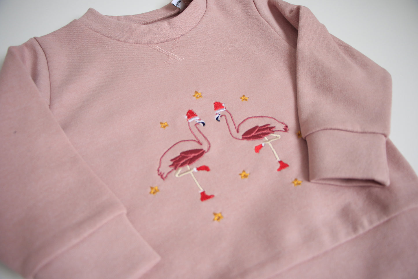 Baby Festive Flamingo Sweater