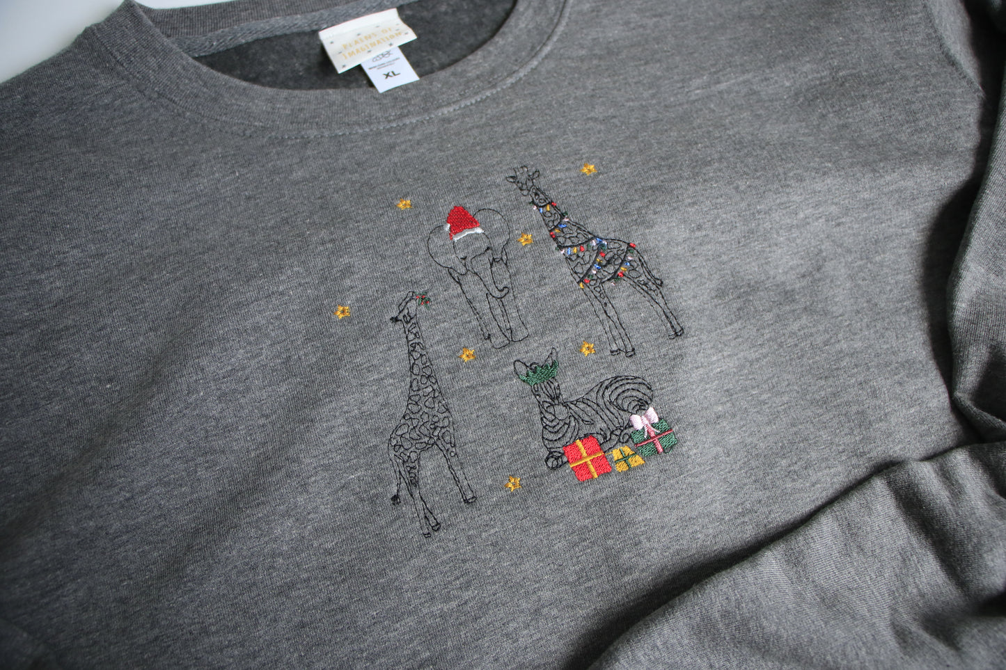 Adults Festive Safari Sweater