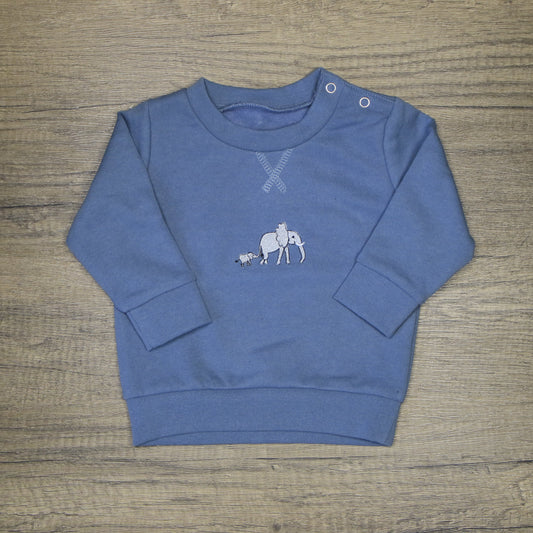 Baby Elephants on Parade Sweater