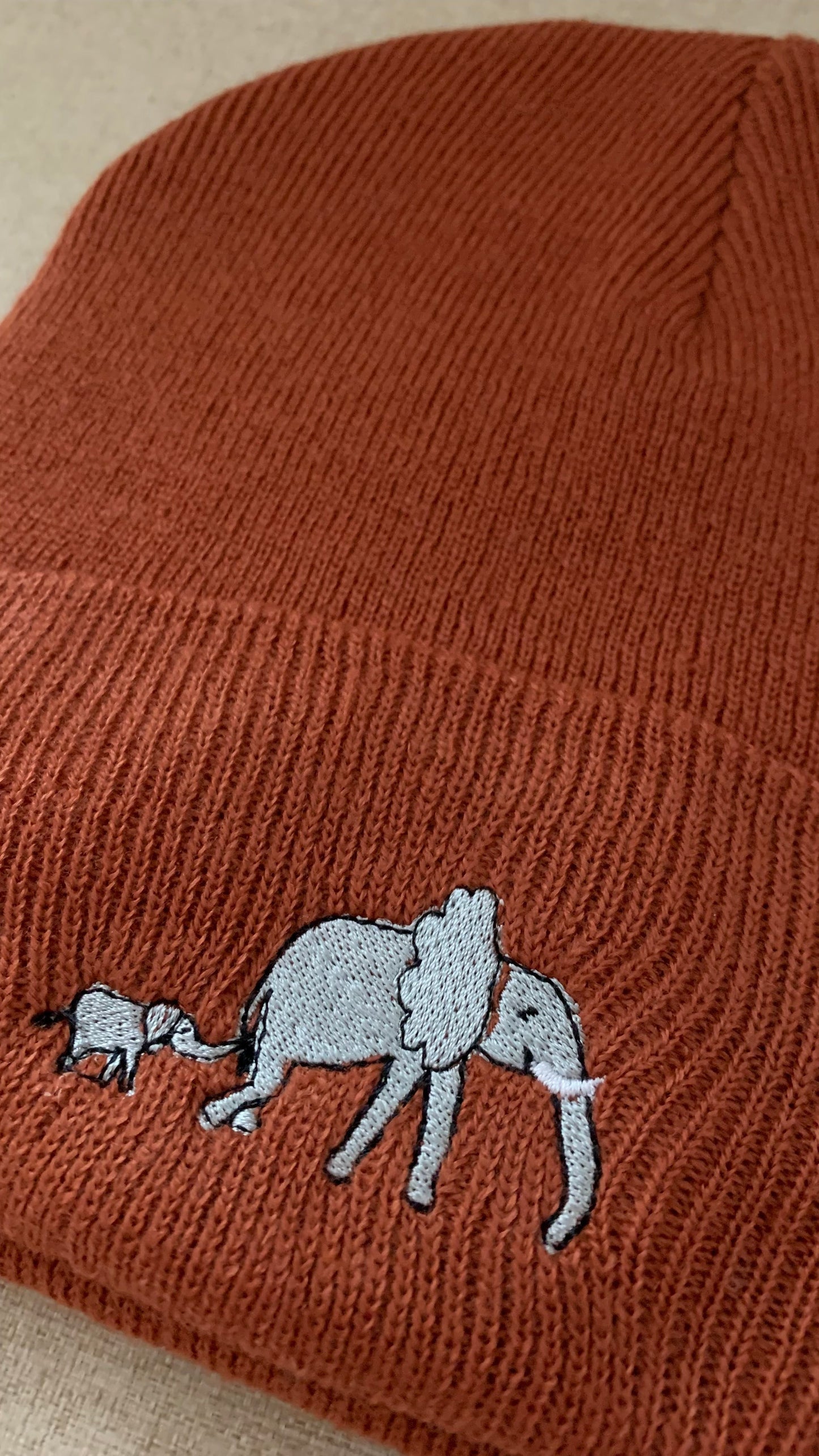 Adults Elephants on Parade Beanie