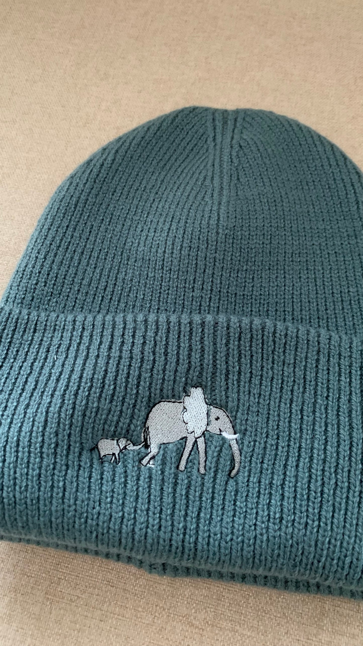 Adults Elephants on Parade Beanie