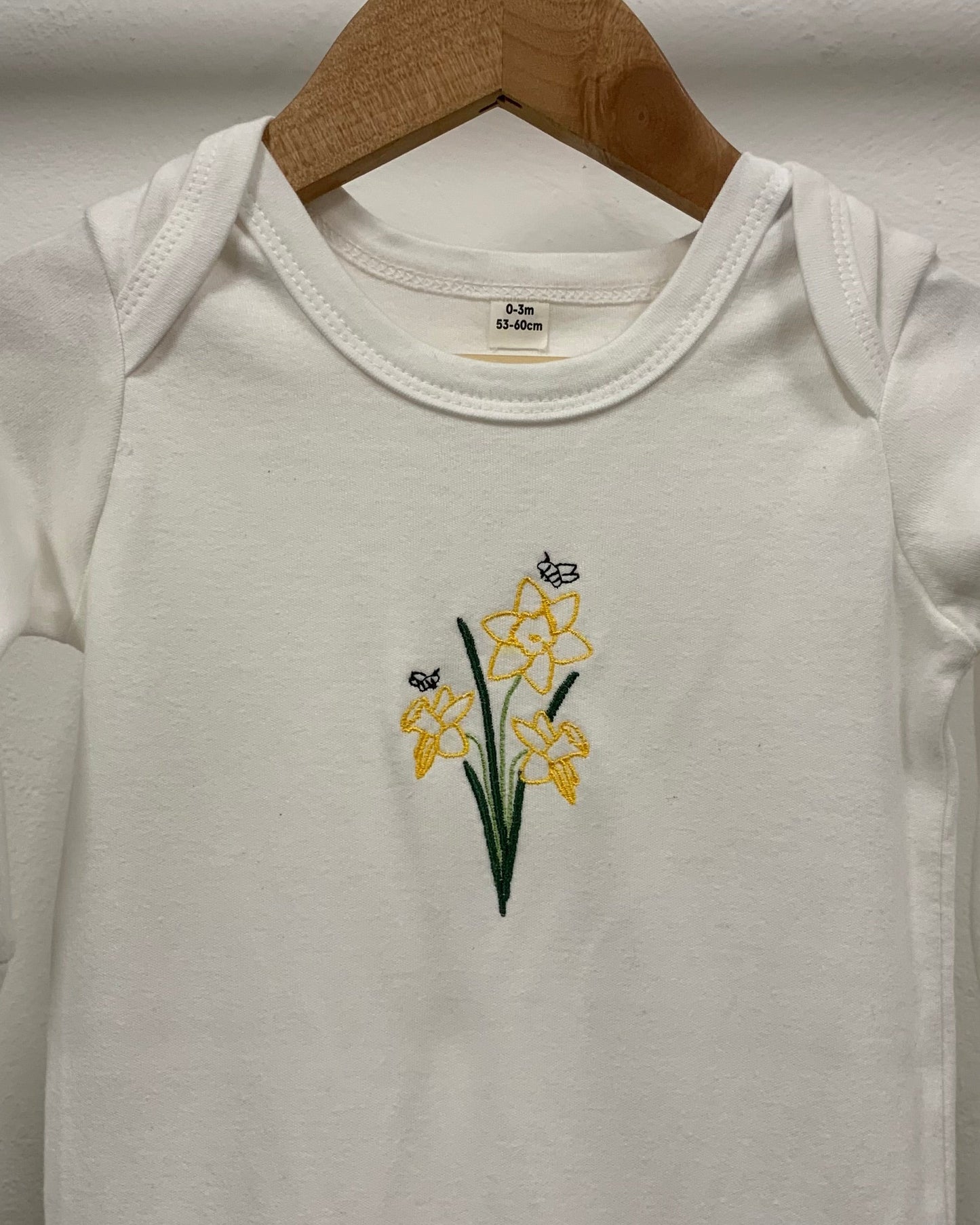 0-3M Large Daffodil Bunch Babygrow