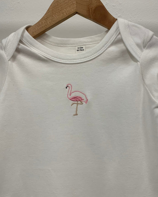 6-12M Flamingo Babygrow