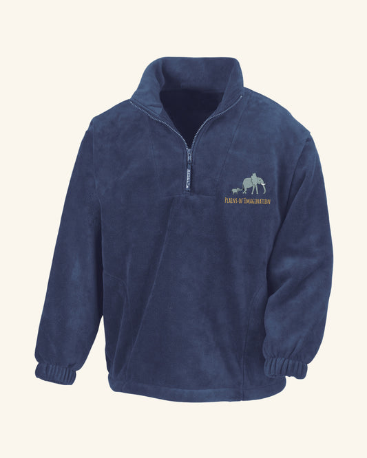 Adults Elephants ¼ Zip Fleece