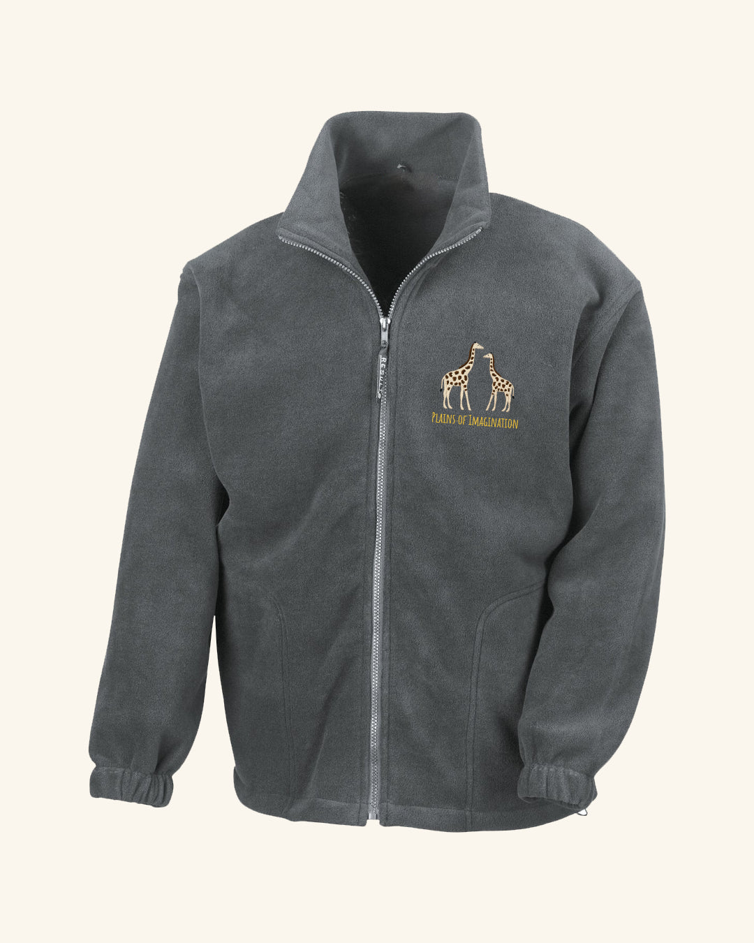 Adults Giraffes Full Zip Fleece