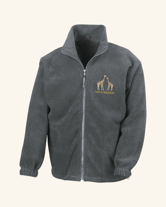 Adults Giraffes Full Zip Fleece