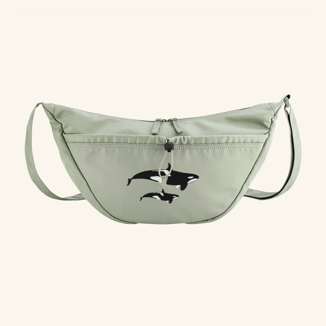 Embroidered Crossbody Bag